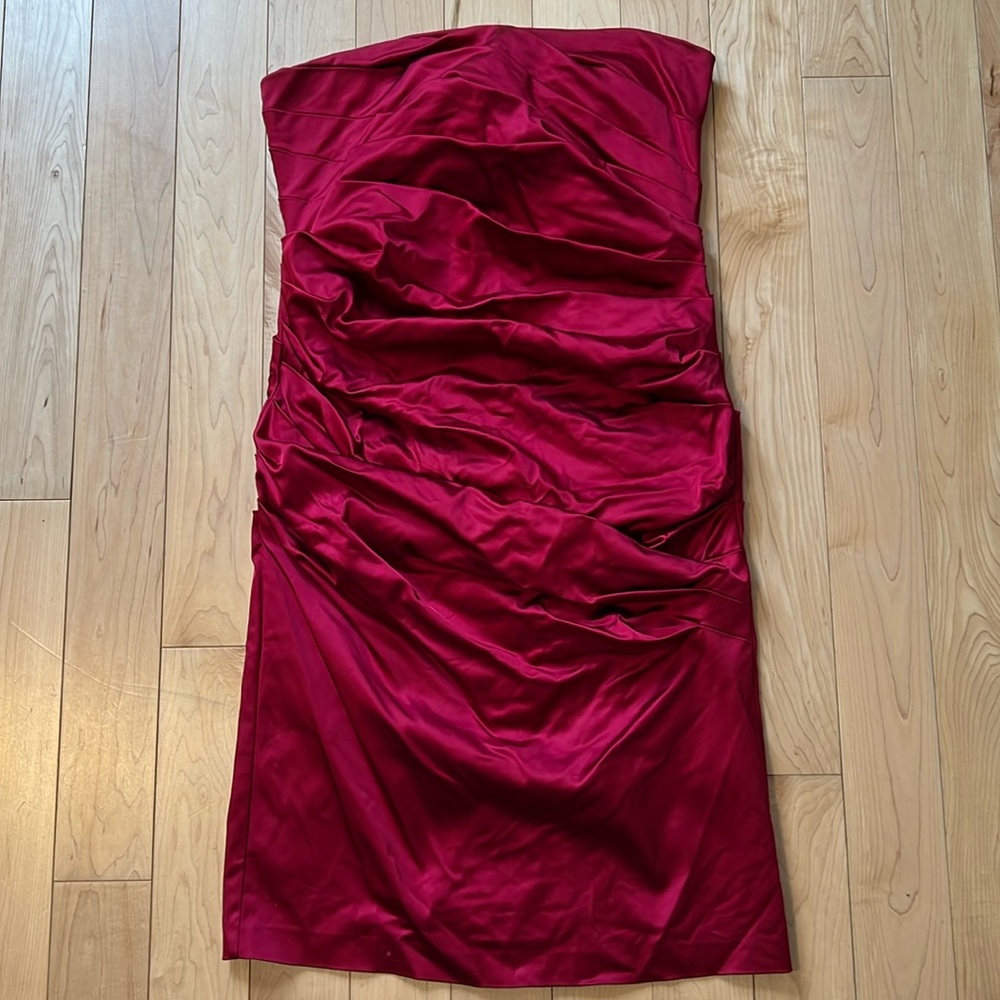 Le Chateau Stunning Red Cocktail Dress